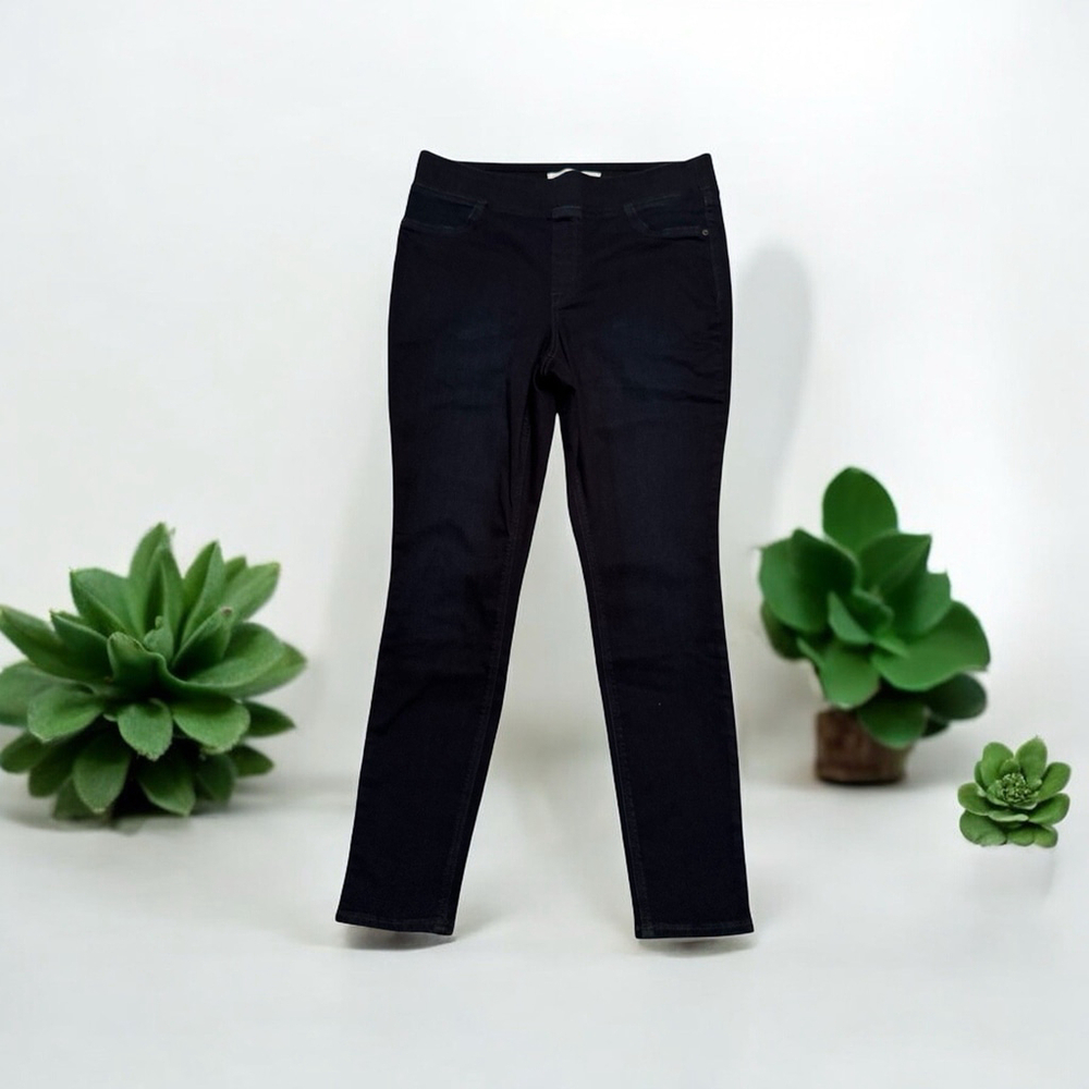 Old Navy Rockstar SUPER SKINNY Jegging Denim Jeans Womens Size 12 Blue Mid-Rise